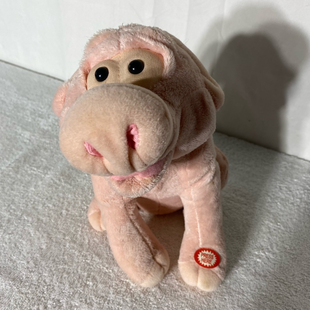 Vintage Imagine Nation Percy The Pig Pink Singing Pig Plush Toy Sings “My Girl”